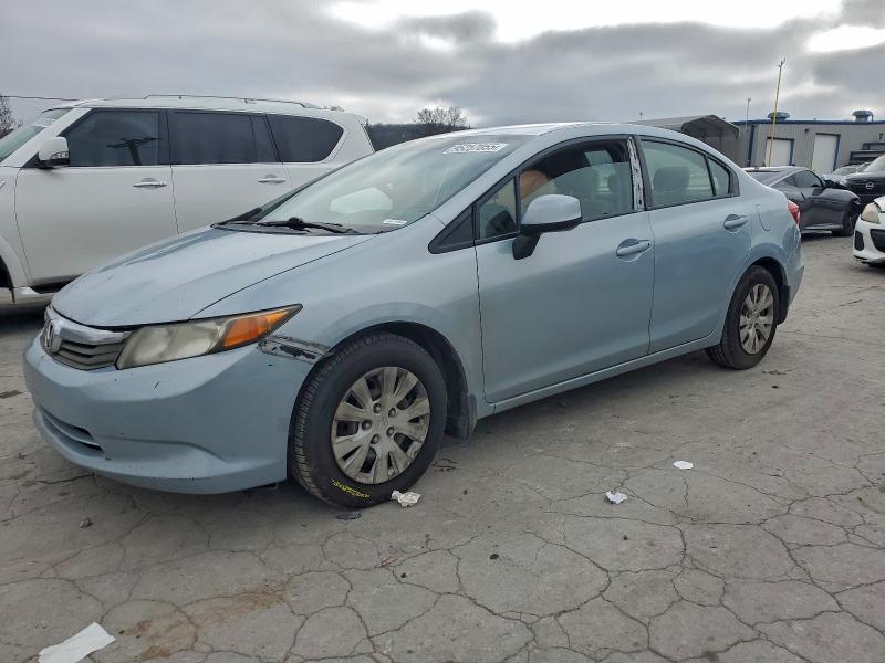 HONDA CIVIC LX 2012 with VIN JHMFB2F57CS001933 - Photo from auction