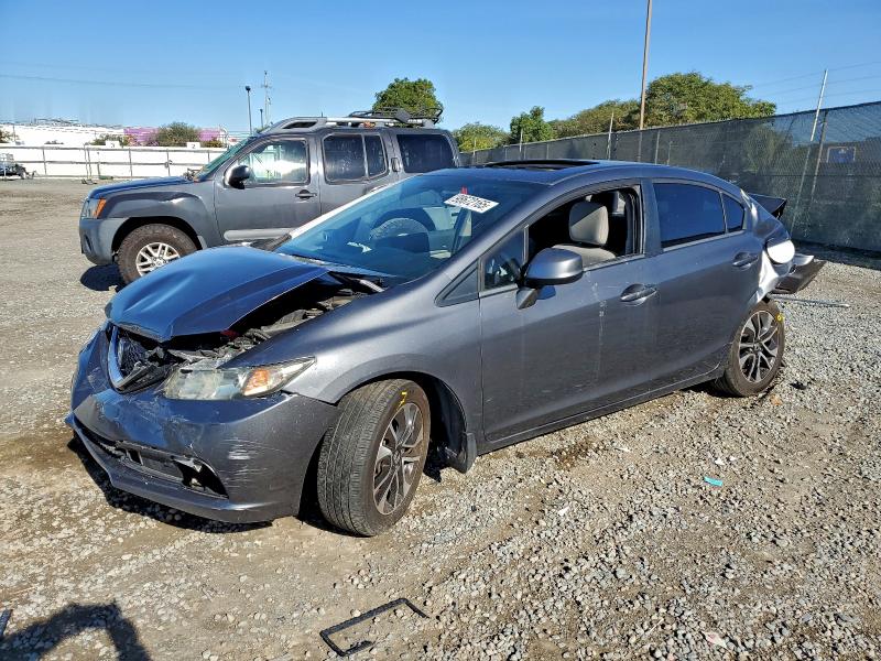 HONDA CIVIC EX 2013 with VIN 19XFB2F89DE215628 - Photo from auction