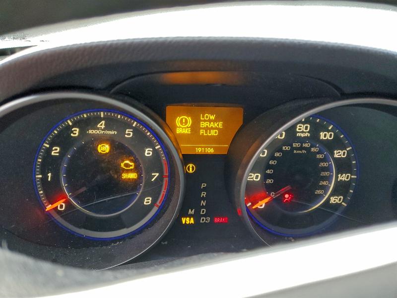 Photo 9 from auction – 2009 ACURA MDX TECHNO with VIN 2HNYD28639H505397