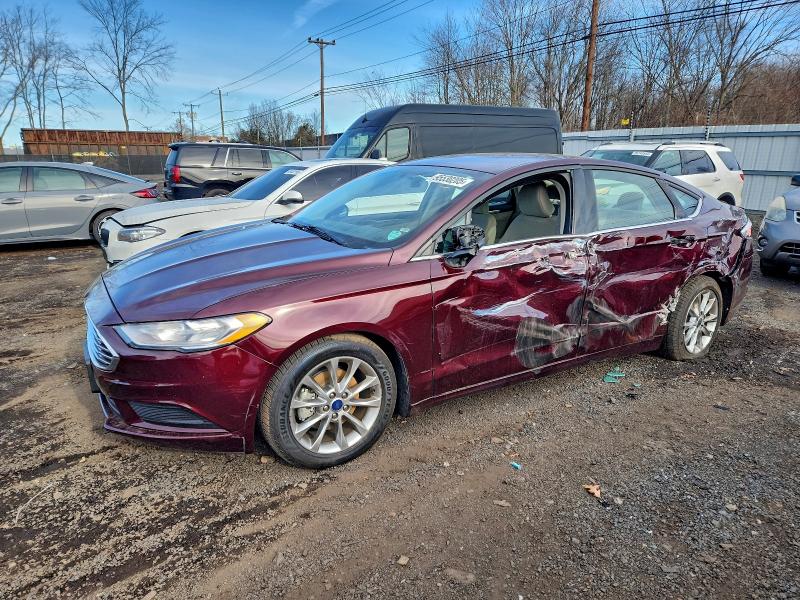 FORD FUSION SE 2017 with VIN 3FA6P0HD1HR331927 - Photo from auction