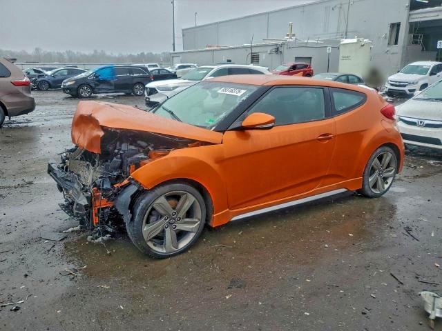 HYUNDAI VELOSTER T 2013 with VIN KMHTC6AE2DU100497 - Photo from auction