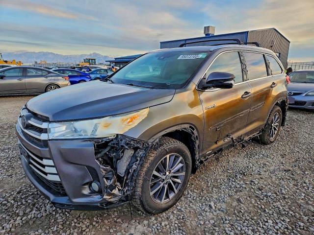 TOYOTA HIGHLANDER 2019 with VIN 5TDJGRFH6KS075366 - Photo from auction