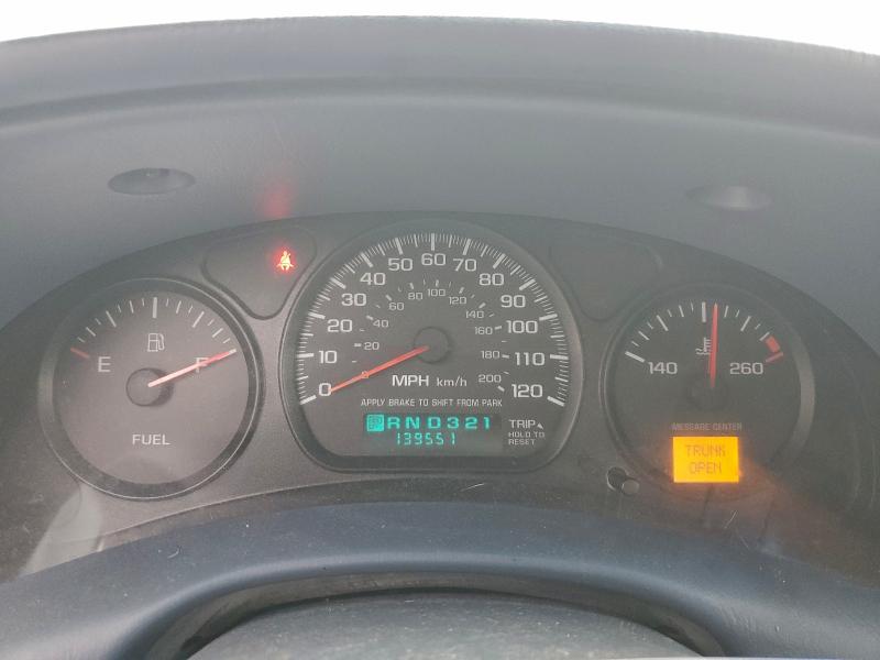 Photo 9 from auction – 2002 CHEVROLET IMPALA with VIN 2G1WF55E529320975