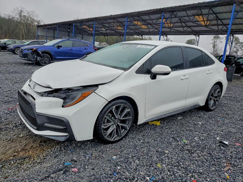 TOYOTA COROLLA SE 2022 with VIN 5YFS4MCE0NP118557 - Photo from auction