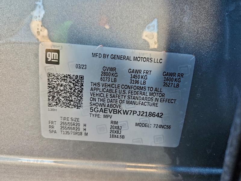 Photo 14 from auction – 2023 BUICK ENCLAVE PR with VIN 5GAEVBKW7PJ218642