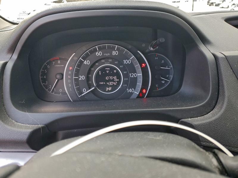 Photo 9 from auction – 2016 HONDA CR-V LX with VIN 5J6RM4H32GL059426