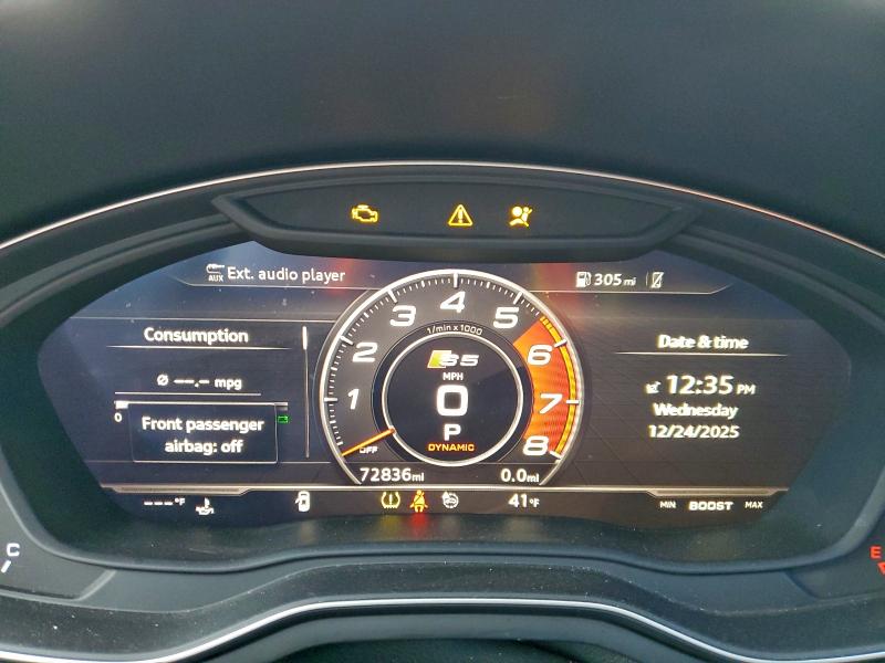 Photo 9 from auction – 2018 AUDI S5 PREMIUM with VIN WAUP4AF50JA111099