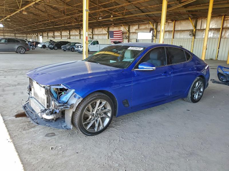 GENESIS G70 BASE 2022 with VIN KMTG34TA3NU094572 - Photo from auction