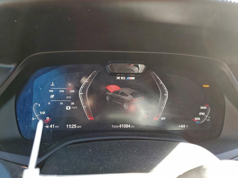 Photo 9 from auction – 2021 BMW X6 M with VIN 5YMCY0C05M9F21793