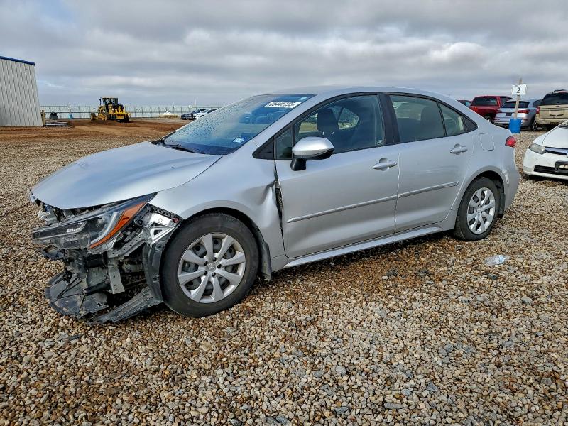 TOYOTA COROLLA LE 2022 with VIN JTDEPMAE9NJ225540 - Photo from auction
