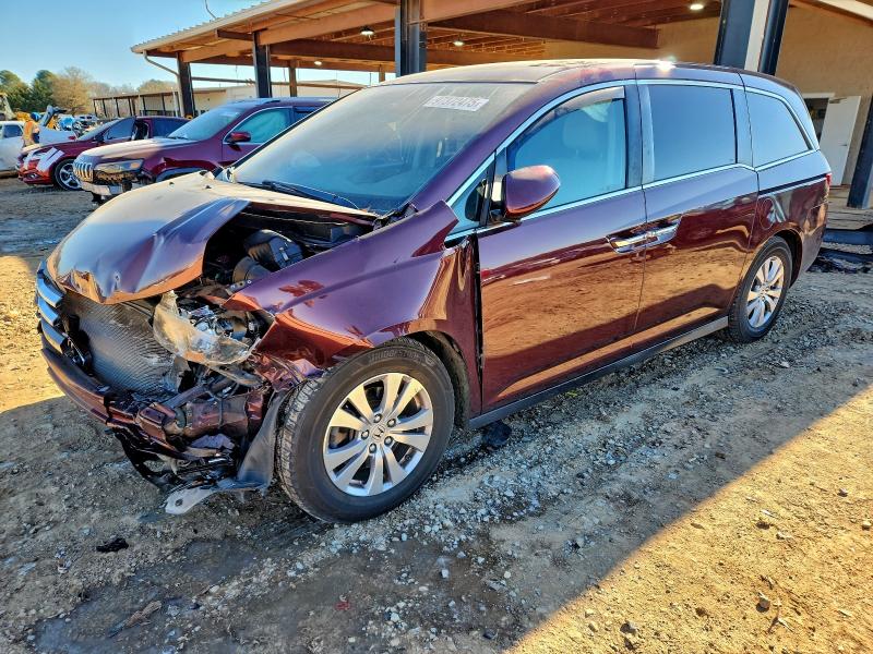 HONDA ODYSSEY SE 2017 with VIN 5FNRL5H33HB014353 - Photo from auction