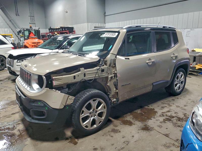 JEEP RENEGADE L 2016 with VIN ZACCJBDT3GPC53215 - Photo from auction