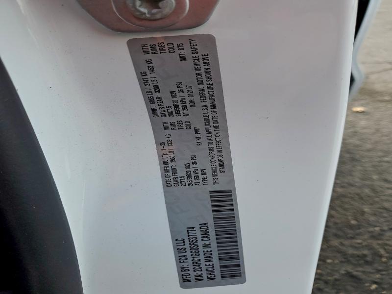 Photo 14 from auction – 2025 CHRYSLER PACIFICA L with VIN 2C4RC1GG0SR537774