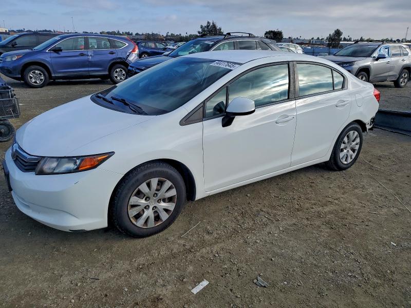 HONDA CIVIC LX 2012 with VIN 19XFB2F56CE391427 - Photo from auction