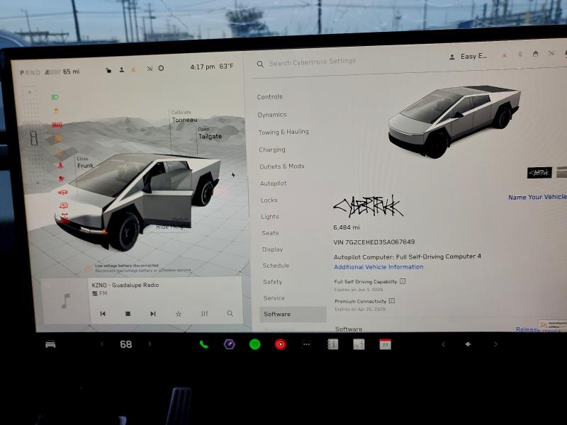 Photo 9 from auction – 2025 TESLA CYBERTRUCK with VIN 7G2CEHED3SA067649