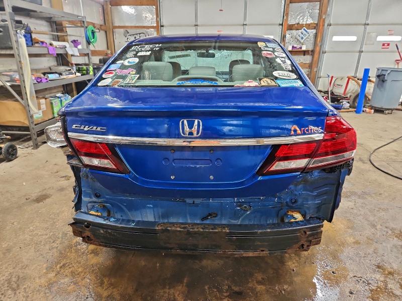 Photo 6 from auction – 2014 HONDA CIVIC LX with VIN 19XFB2F50EE256284