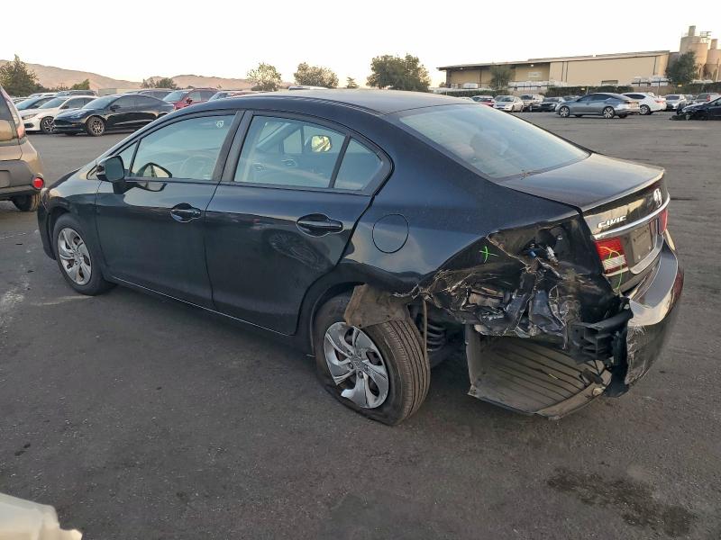 Photo 2 from auction – 2013 HONDA CIVIC LX with VIN 19XFB2F50DE295021