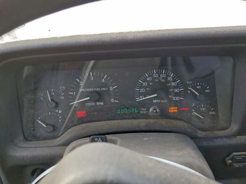 Photo 9 from auction – 1997 JEEP CHEROKEE S with VIN 1J4FJ28S9VL533215