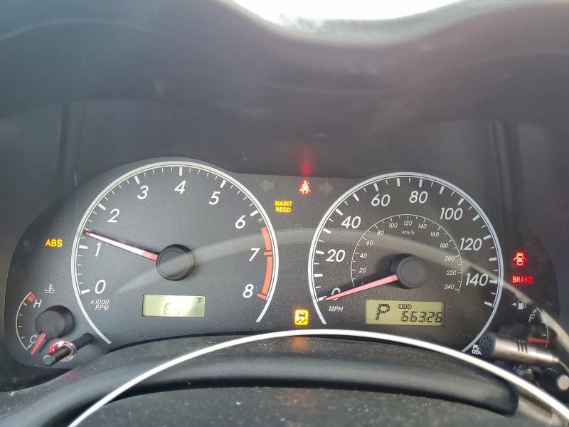 Photo 9 from auction – 2011 TOYOTA COROLLA BA with VIN 2T1BU4EE7BC676706