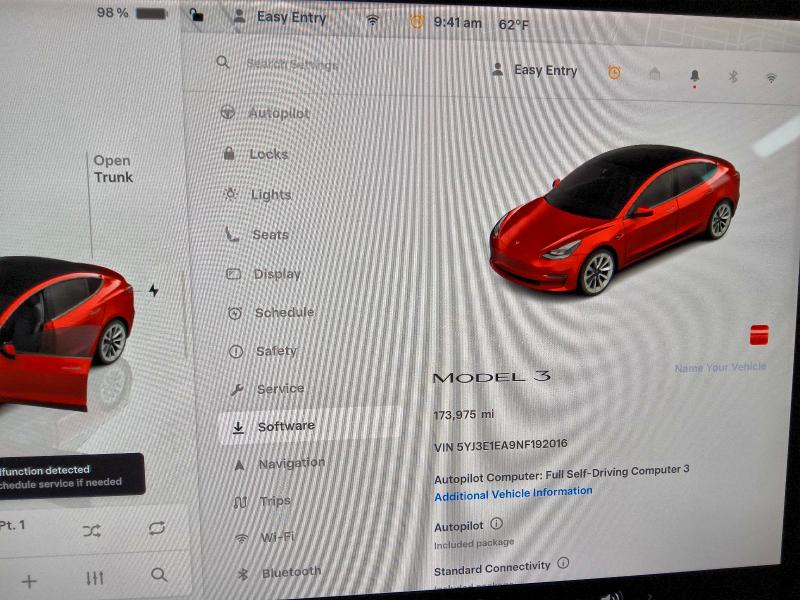 Photo 9 from auction – 2022 TESLA MODEL 3 with VIN 5YJ3E1EA9NF192016