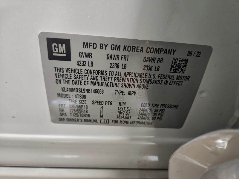 Photo 14 from auction – 2022 BUICK ENCORE GX with VIN KL4MMDSL9NB146066