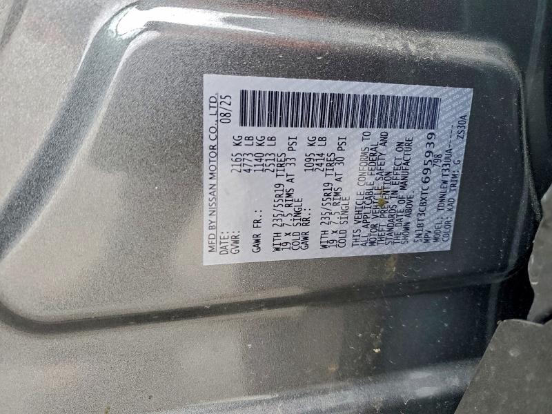 Photo 14 from auction – 2026 NISSAN ROGUE SL with VIN 5N1BT3CBXTC695939