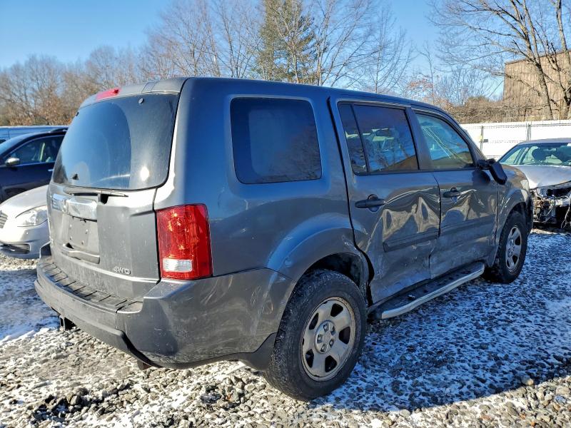 Photo 3 from auction – 2010 HONDA PILOT LX with VIN 5FNYF4H27AB012423