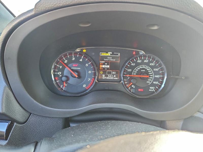 Photo 9 from auction – 2020 SUBARU WRX STI with VIN JF1VA2E66L9810301
