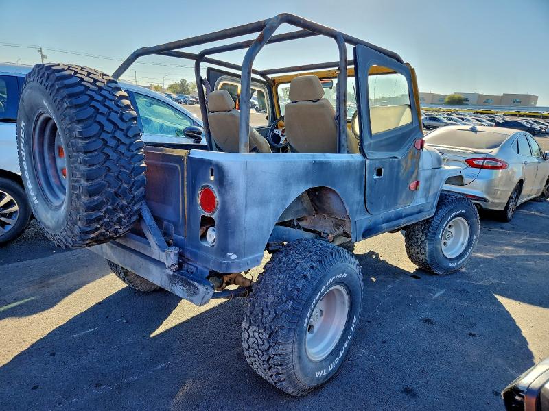Photo 3 from auction – 1985 JEEP JEEP CJ7 with VIN 1JCCM87E4FT059219